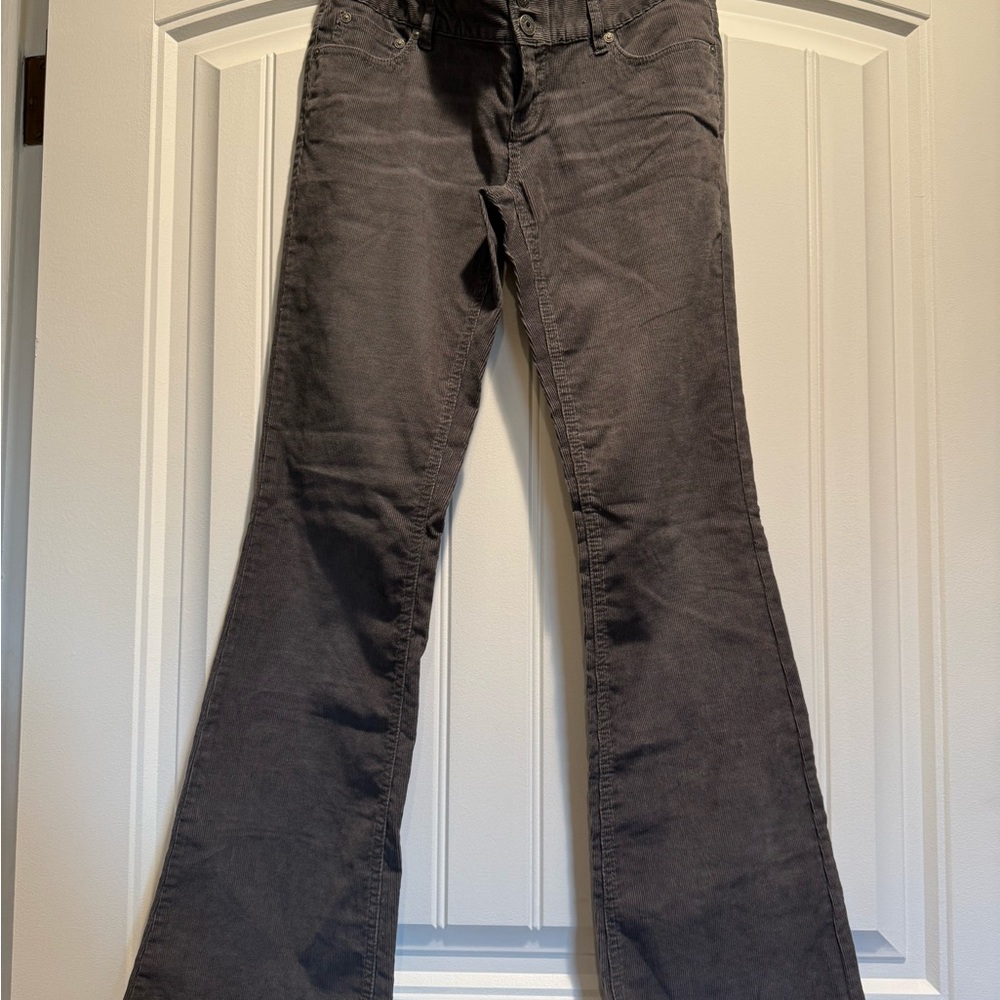 Gray Flared Jeans